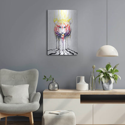 Luxe Metal Art 'Fading' by JoJoesArt, Metal Wall Art,16x24