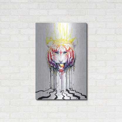 Luxe Metal Art 'Fading' by JoJoesArt, Metal Wall Art,24x36