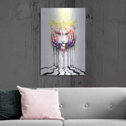 Luxe Metal Art 'Fading' by JoJoesArt, Metal Wall Art,24x36