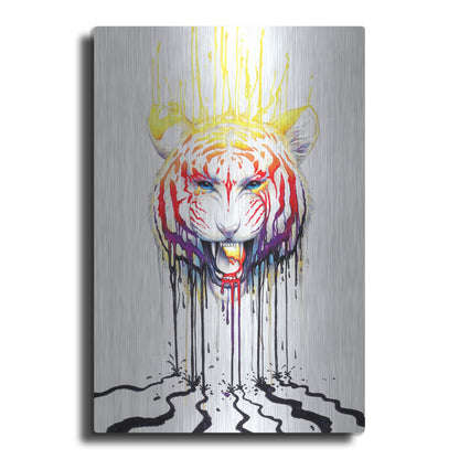 Luxe Metal Art 'Fading' by JoJoesArt, Metal Wall Art