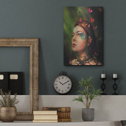 Luxe Metal Art 'Gaia' by JoJoesArt, Metal Wall Art,12x16