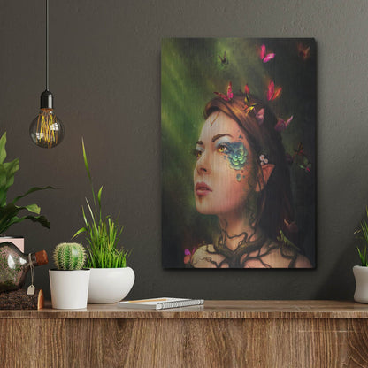 Luxe Metal Art 'Gaia' by JoJoesArt, Metal Wall Art,12x16