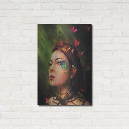 Luxe Metal Art 'Gaia' by JoJoesArt, Metal Wall Art,24x36