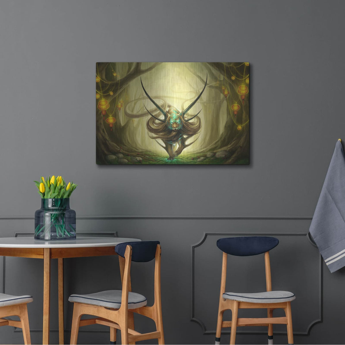 'God of Evanescence' by JoJoes Art – Metal Wall Art, 36x24 room view