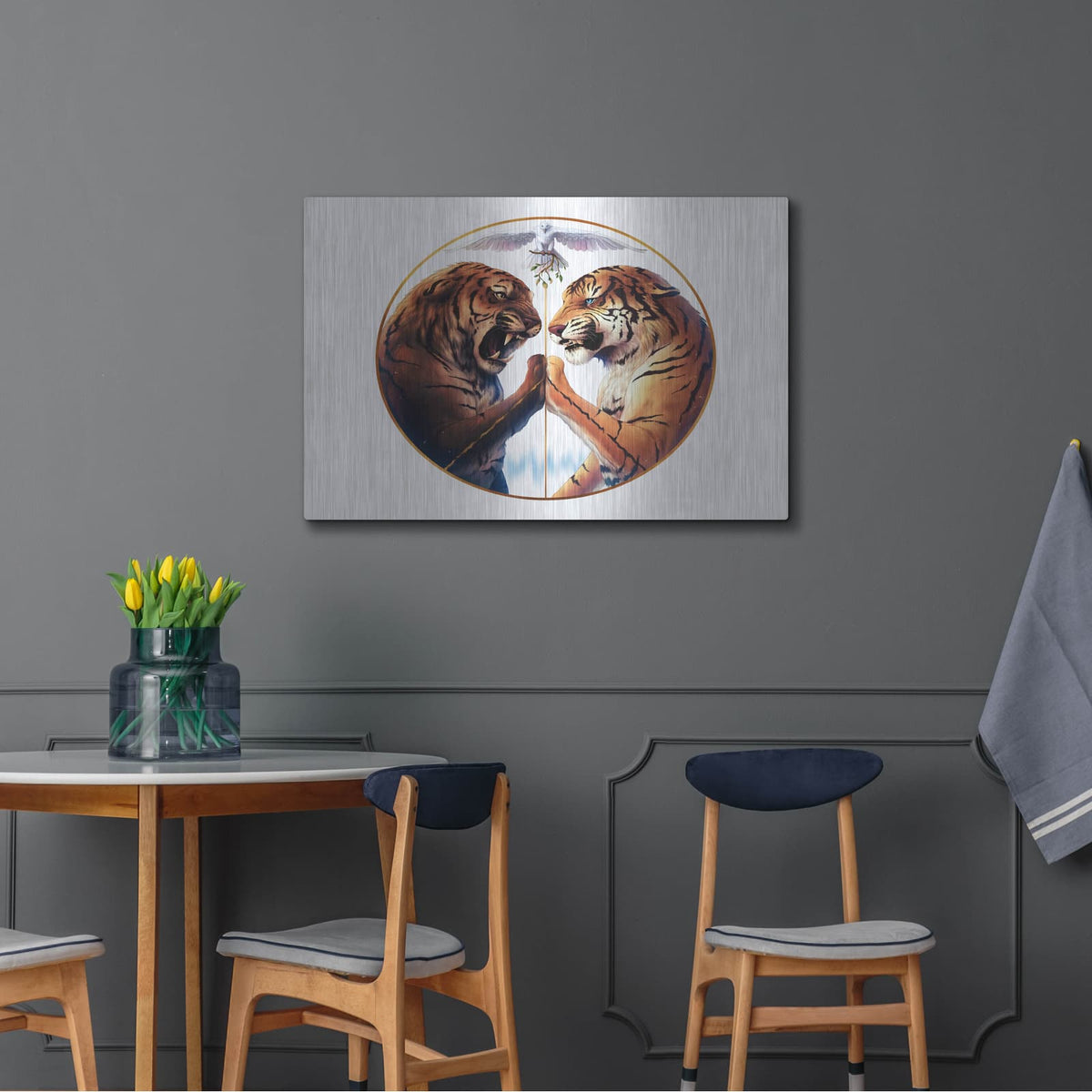 'Peace' by JoJoes Art – Metal Wall Art, 36x24 room view