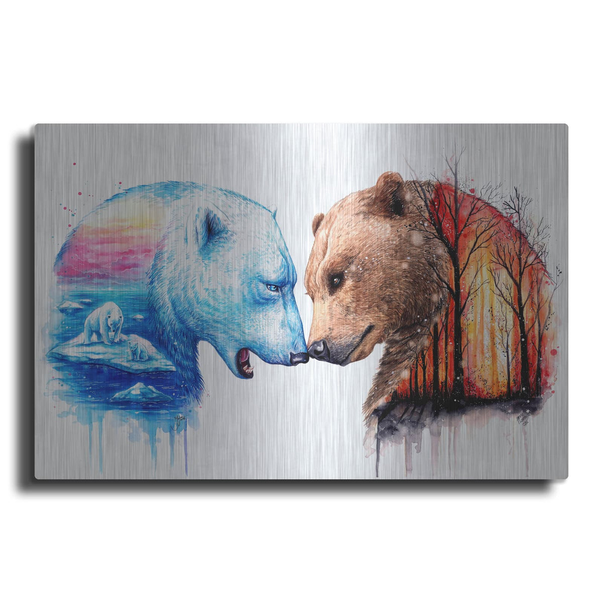 'We are in this together' by JoJoes Art – Metal Wall Art