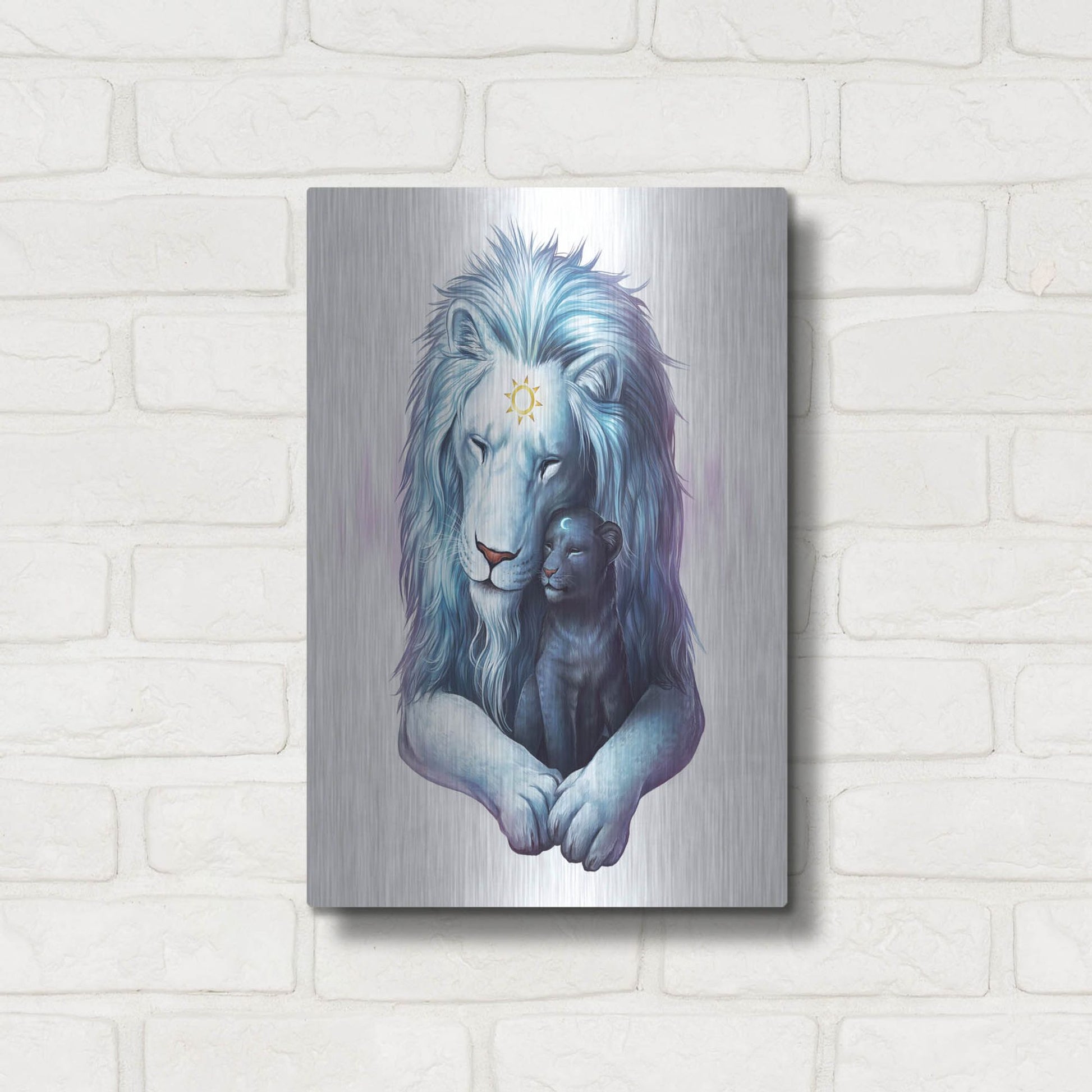 Luxe Metal Art 'Child of Light' by JoJoesArt, Metal Wall Art,12x16