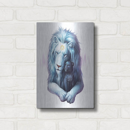 Luxe Metal Art 'Child of Light' by JoJoesArt, Metal Wall Art,12x16