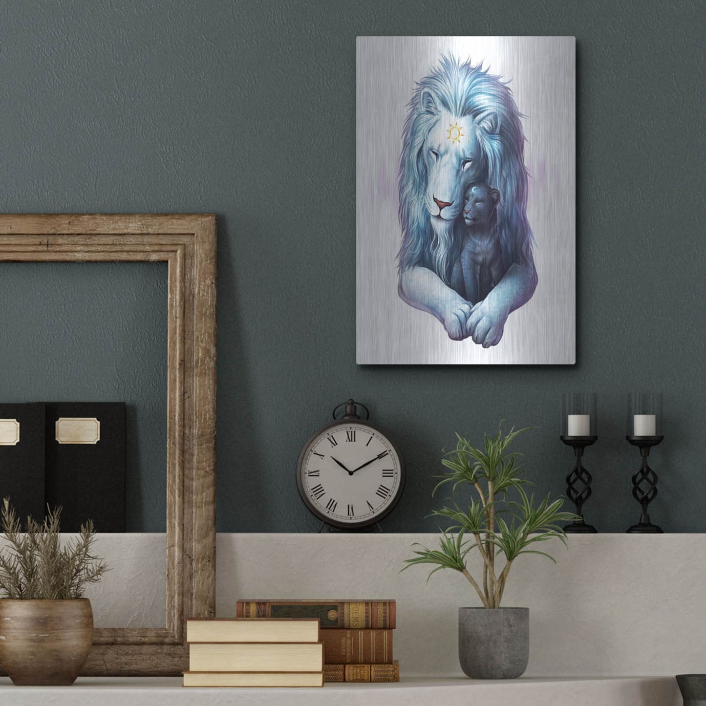 Luxe Metal Art 'Child of Light' by JoJoesArt, Metal Wall Art,12x16