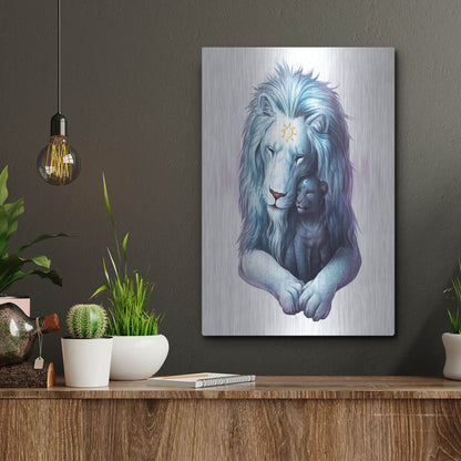 Luxe Metal Art 'Child of Light' by JoJoesArt, Metal Wall Art,12x16