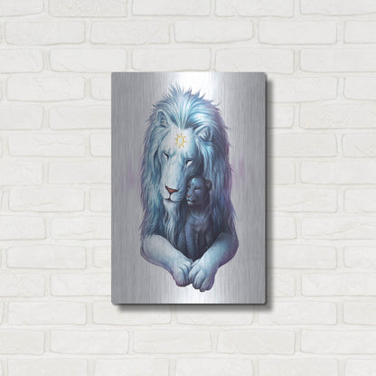 Luxe Metal Art 'Child of Light' by JoJoesArt, Metal Wall Art,16x24