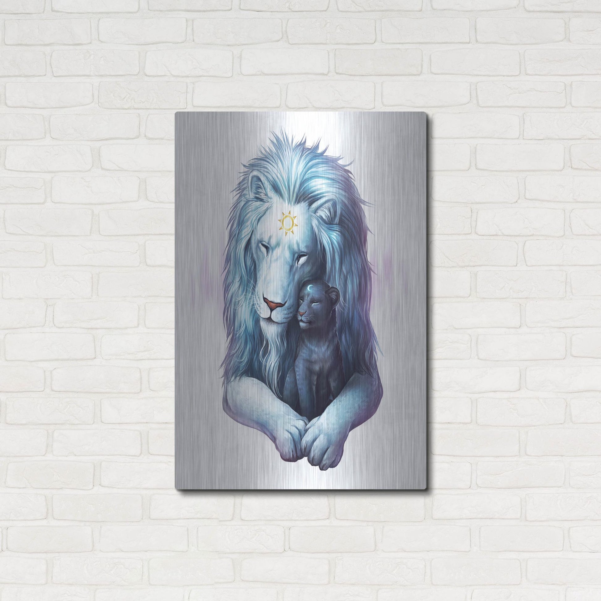 Luxe Metal Art 'Child of Light' by JoJoesArt, Metal Wall Art,24x36