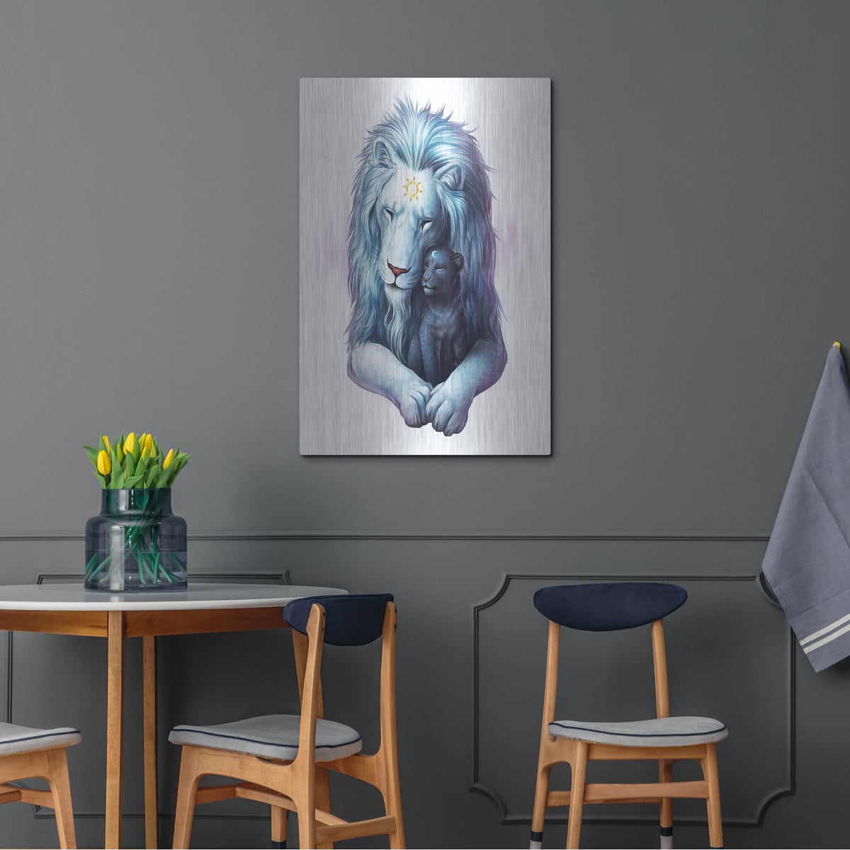 'Child of Light' by JoJoes Art – Metal Wall Art, 24x36 room view