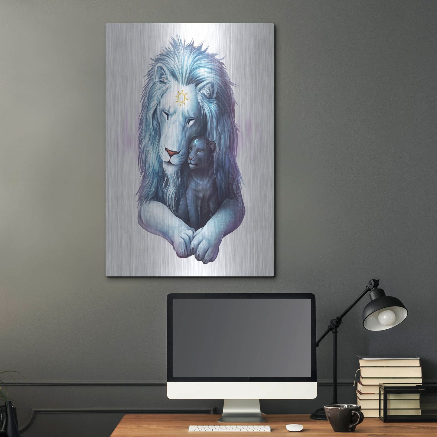 Luxe Metal Art 'Child of Light' by JoJoesArt, Metal Wall Art,24x36