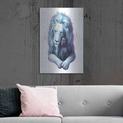 Luxe Metal Art 'Child of Light' by JoJoesArt, Metal Wall Art,24x36