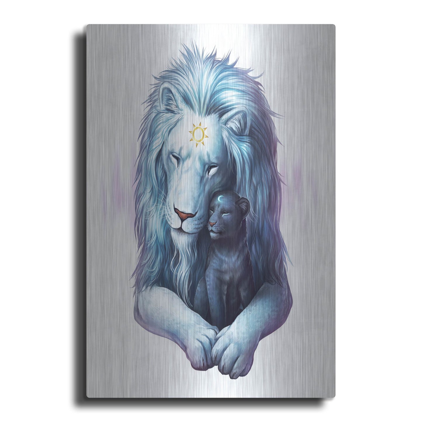 Luxe Metal Art 'Child of Light' by JoJoesArt, Metal Wall Art