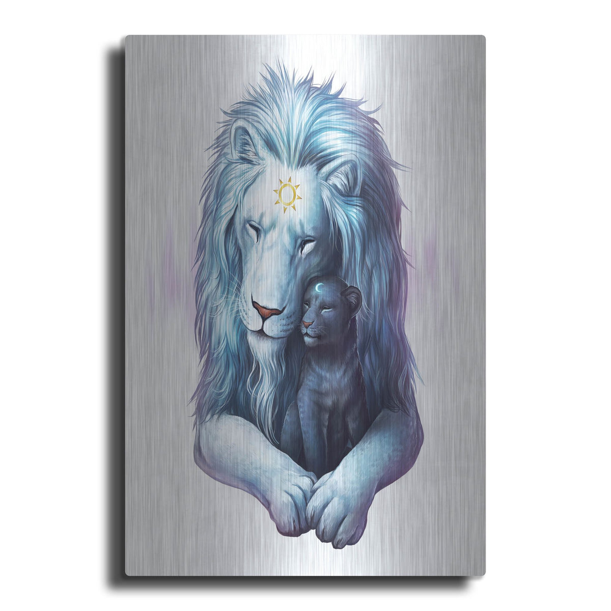 Luxe Metal Art 'Child of Light' by JoJoesArt, Metal Wall Art