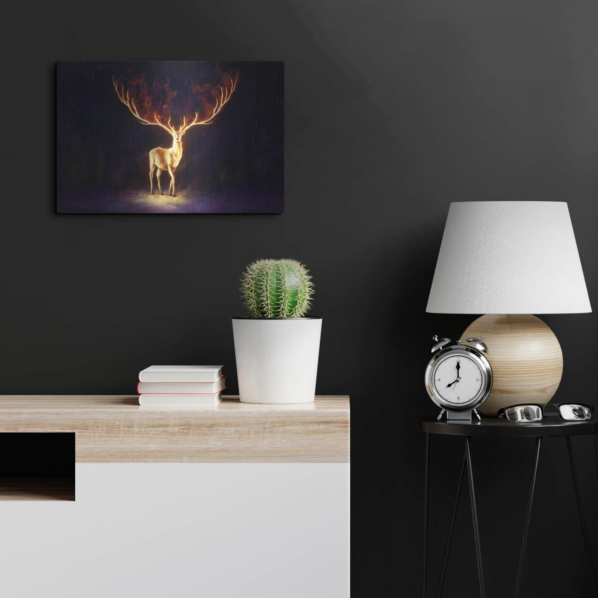 'Firewalker' by JoJoes Art – Metal Wall Art, 24x16 room view