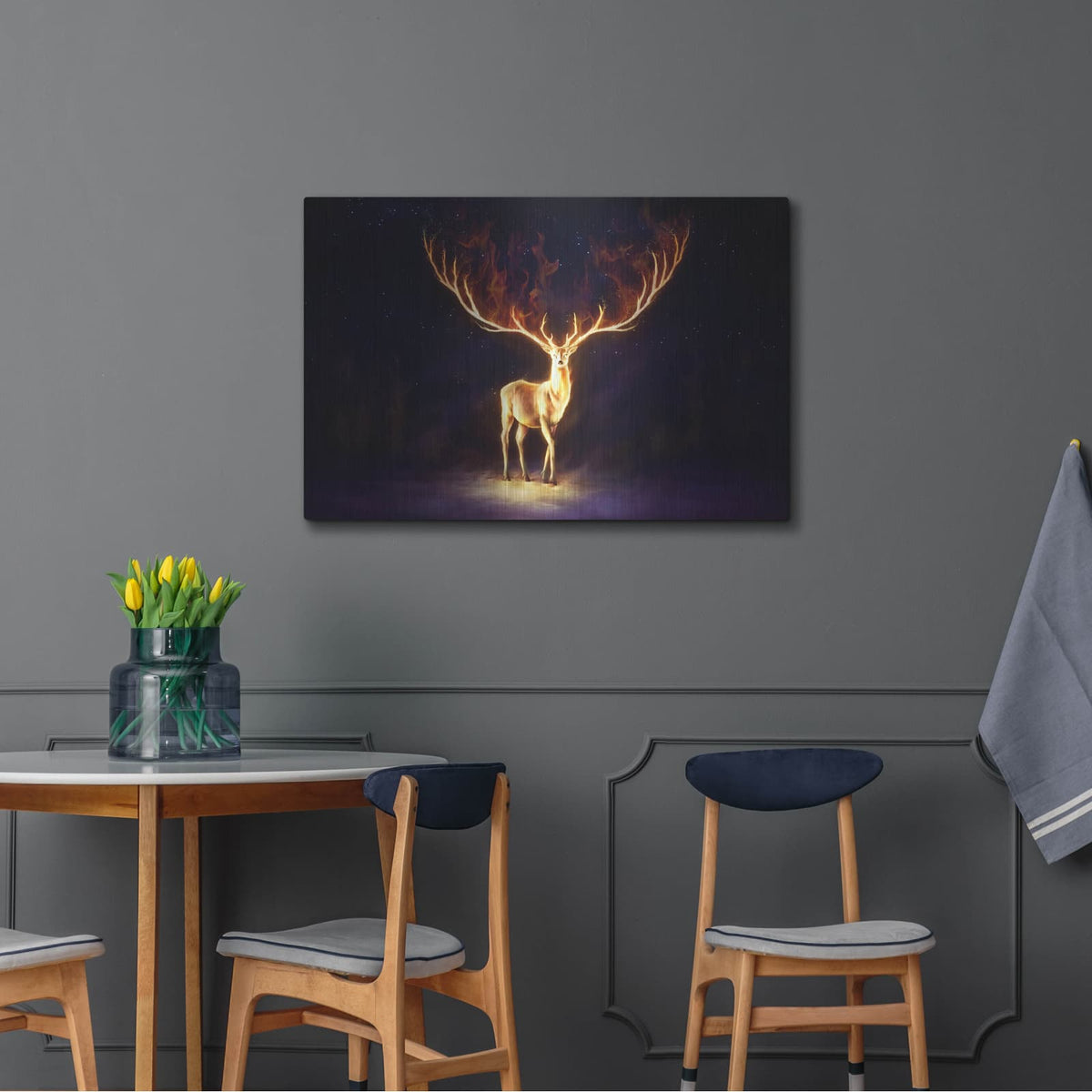 'Firewalker' by JoJoes Art – Metal Wall Art, 36x24 room view