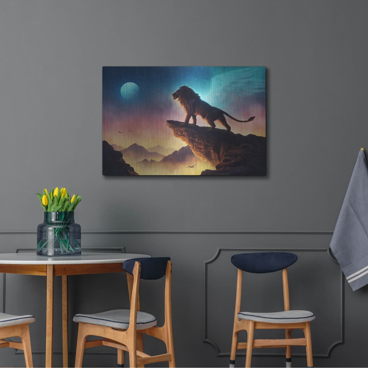 'Free Like a Bird' by JoJoes Art – Metal Wall Art, 36x24 room view