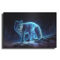 Luxe Metal Art 'Ice Fox' by JoJoesArt, Metal Wall Art