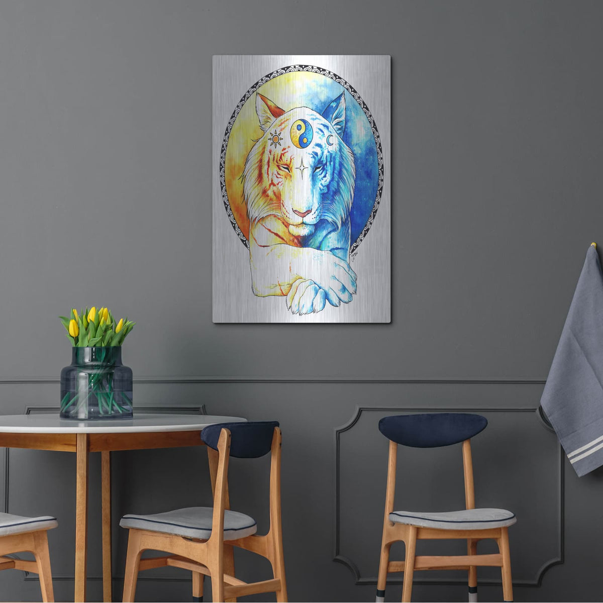 'Inner Balance' by JoJoes Art – Metal Wall Art, 24x36 room view