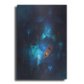 Luxe Metal Art 'Night Fishing' by JoJoesArt, Metal Wall Art
