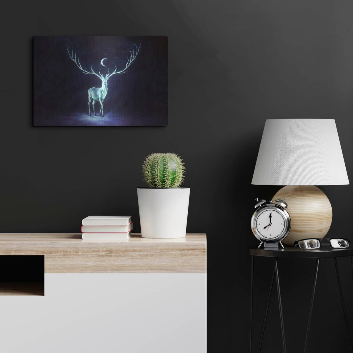'Nightbringer' by JoJoes Art – Metal Wall Art, 24x16 room view