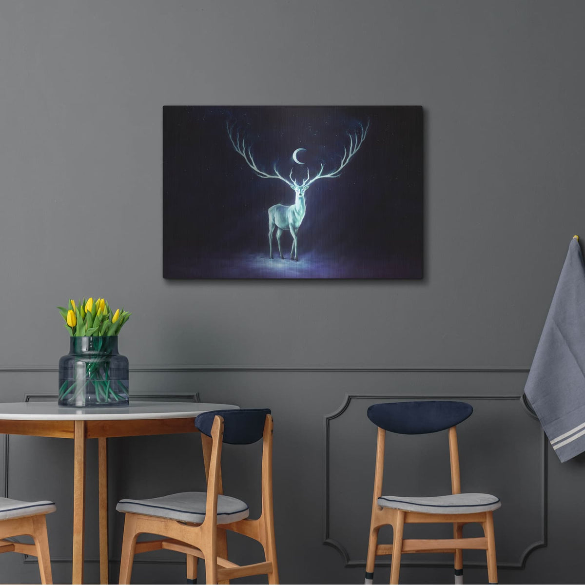 'Nightbringer' by JoJoes Art – Metal Wall Art, 36x24 room view