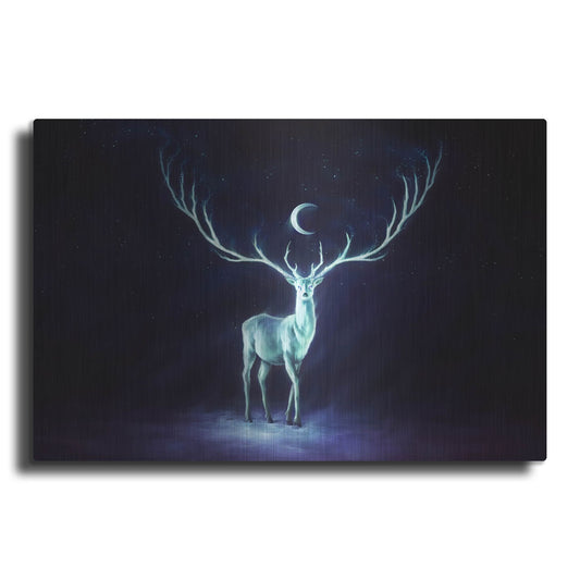 Luxe Metal Art 'Nightbringer' by JoJoesArt, Metal Wall Art