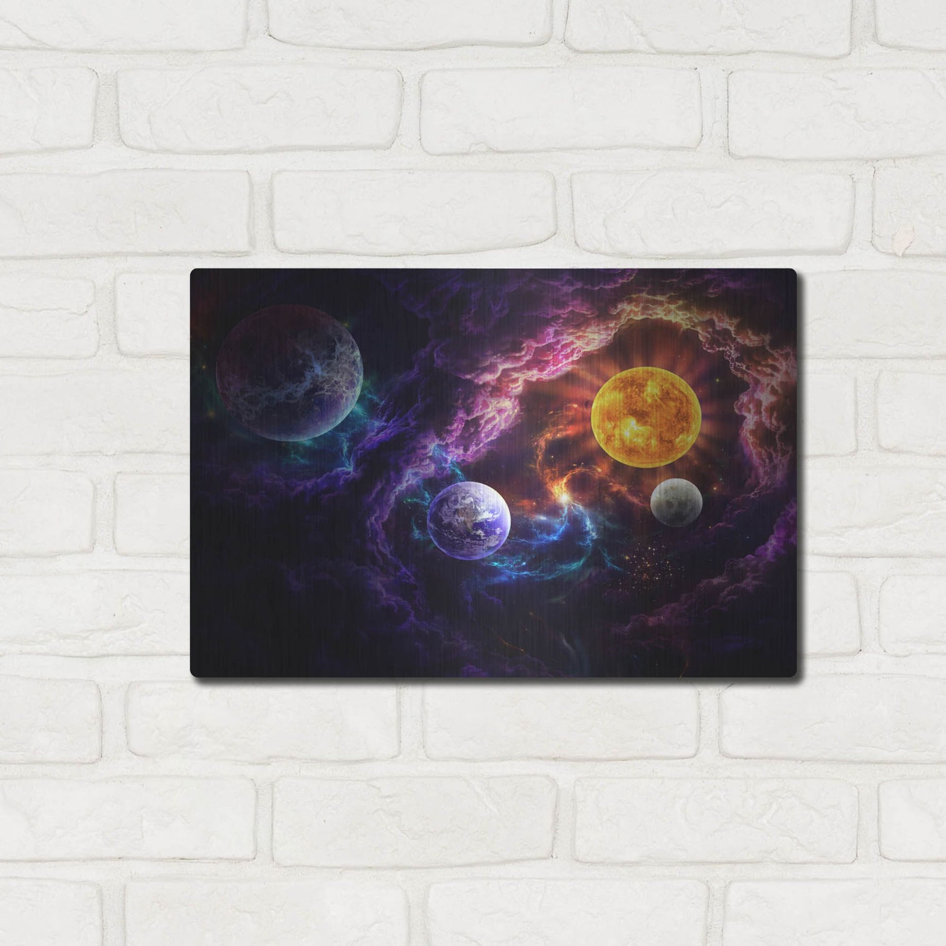 Luxe Metal Art 'Plan of Salvation' by JoJoesArt, Metal Wall Art,16x12