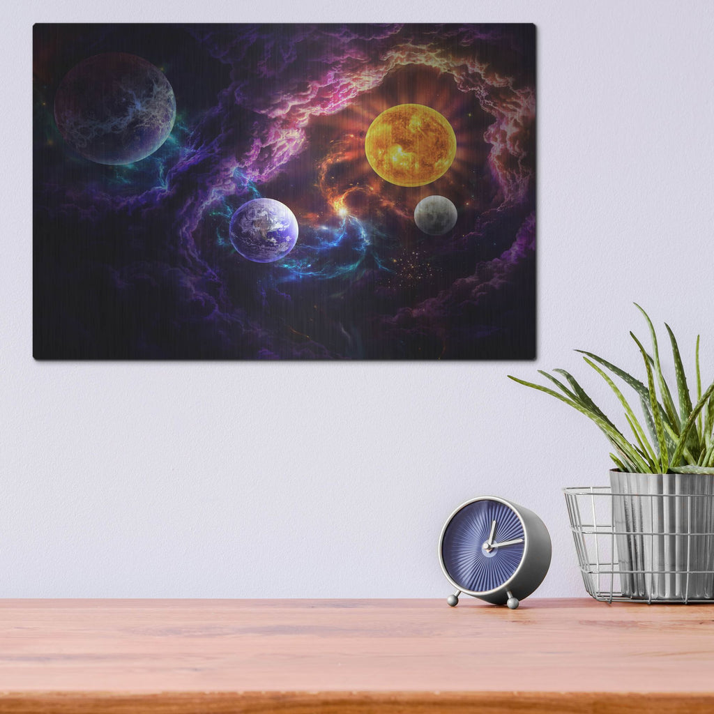 Luxe Metal Art 'Plan of Salvation' by JoJoesArt, Metal Wall Art,16x12