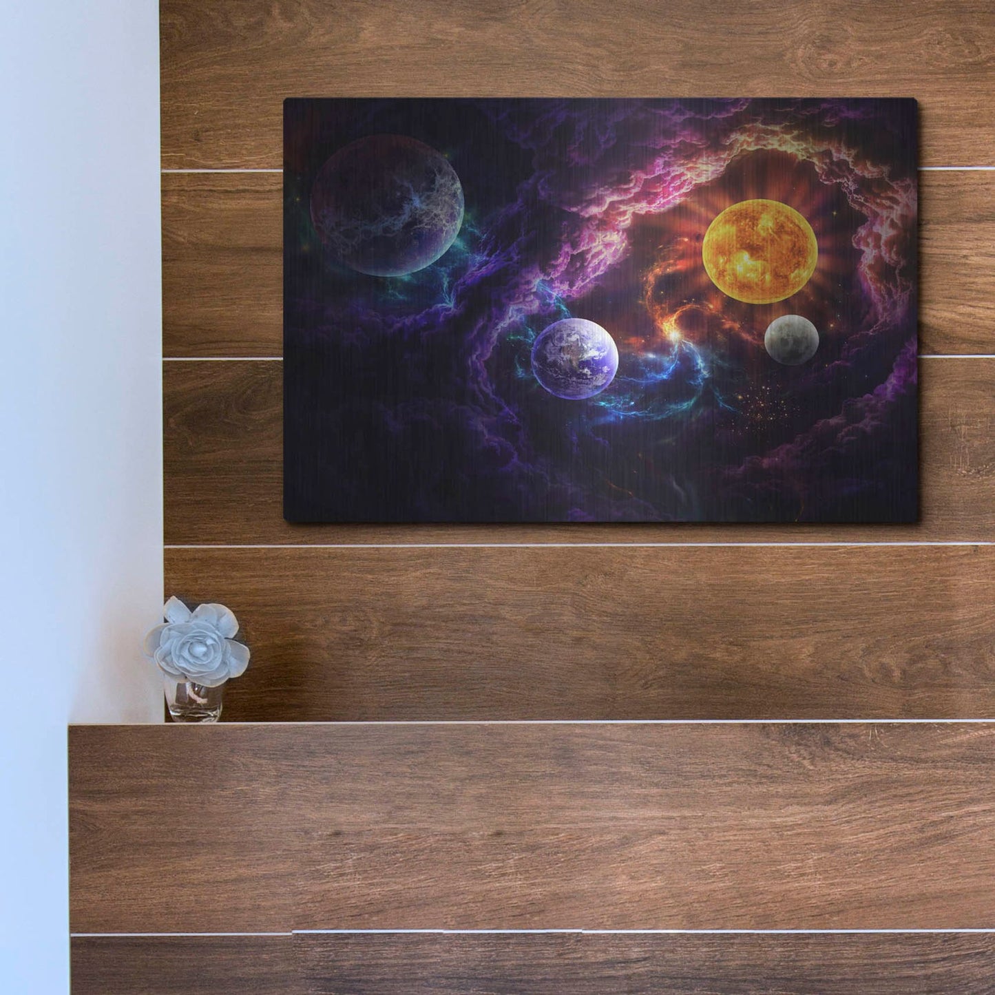 Luxe Metal Art 'Plan of Salvation' by JoJoesArt, Metal Wall Art,16x12