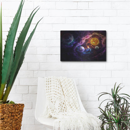 Luxe Metal Art 'Plan of Salvation' by JoJoesArt, Metal Wall Art,16x12