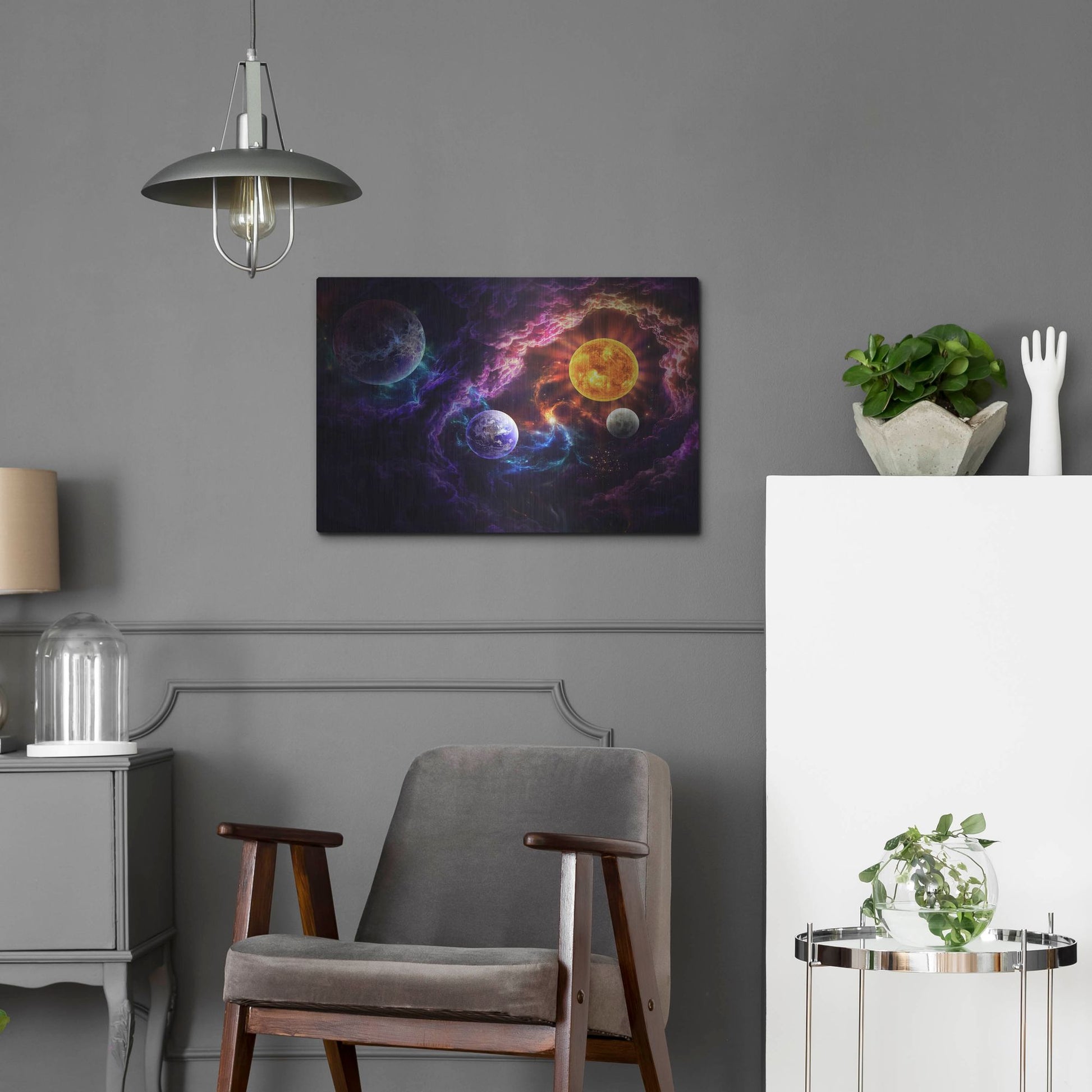 Luxe Metal Art 'Plan of Salvation' by JoJoesArt, Metal Wall Art,24x16