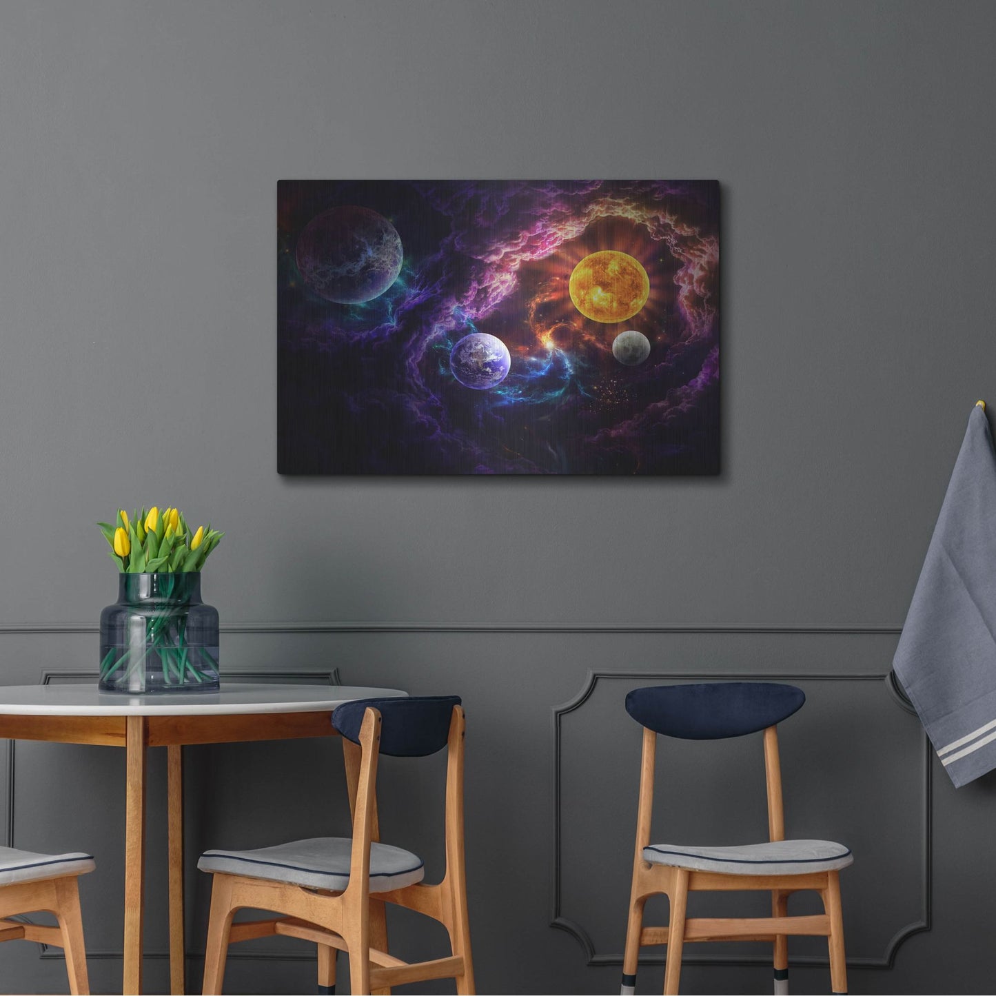 Luxe Metal Art 'Plan of Salvation' by JoJoesArt, Metal Wall Art,36x24