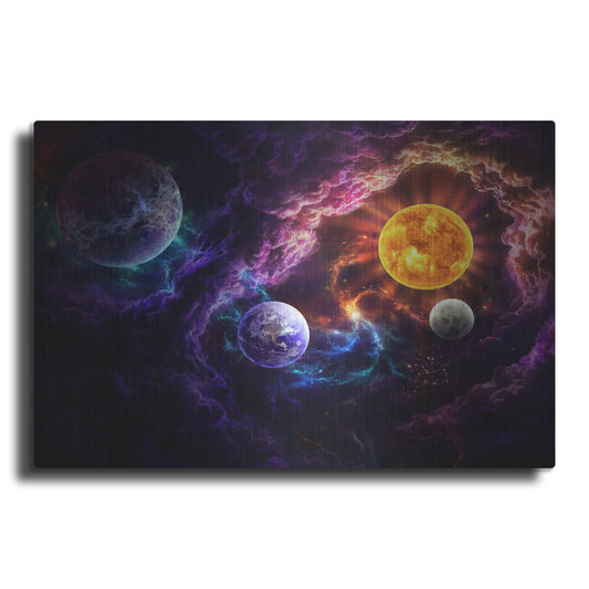 Luxe Metal Art 'Plan of Salvation' by JoJoesArt, Metal Wall Art