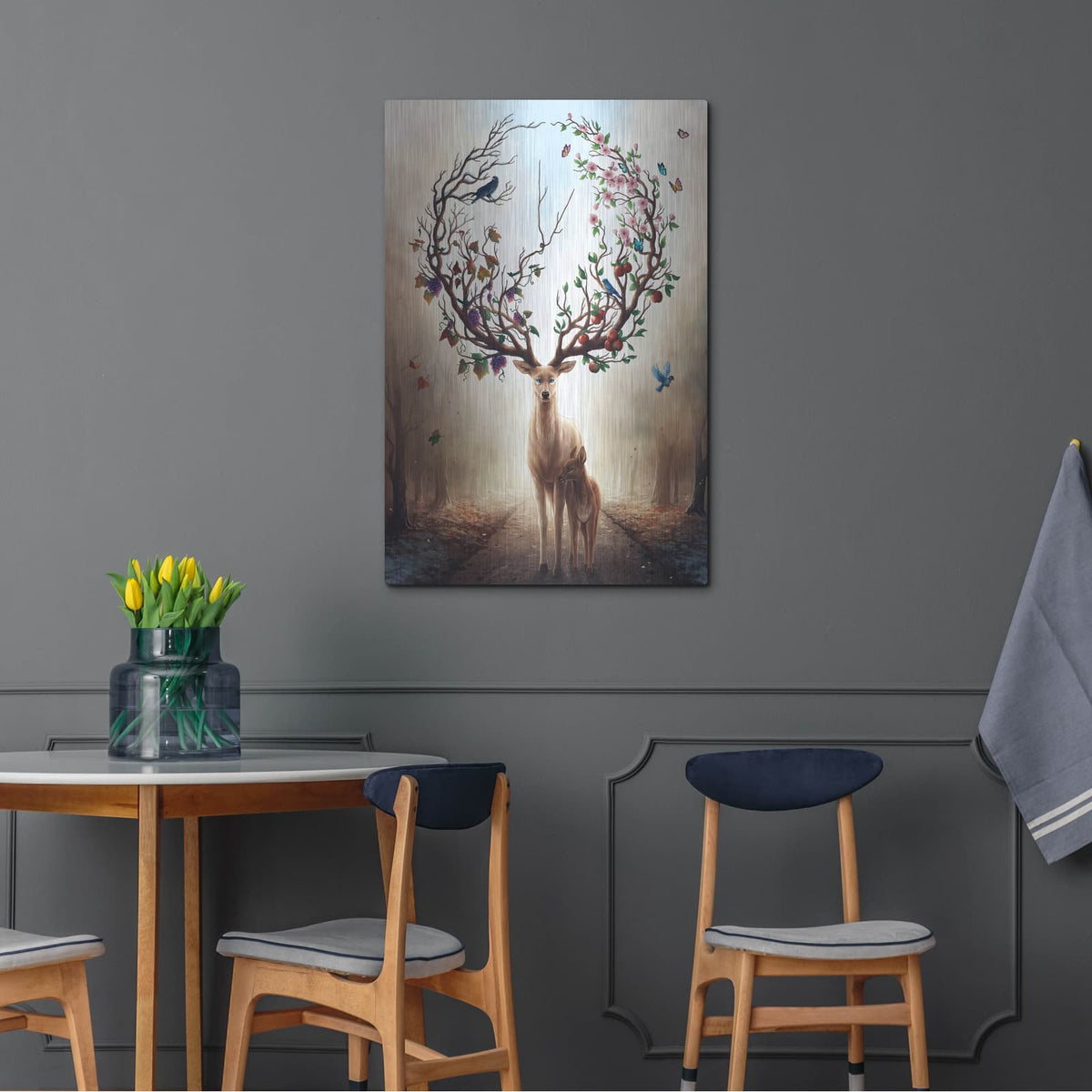 'Seasons' by JoJoes Art – Metal Wall Art, 24x36 room view