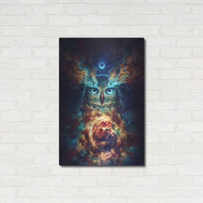 Luxe Metal Art 'Aurowla' by JoJoesArt, Metal Wall Art,24x36