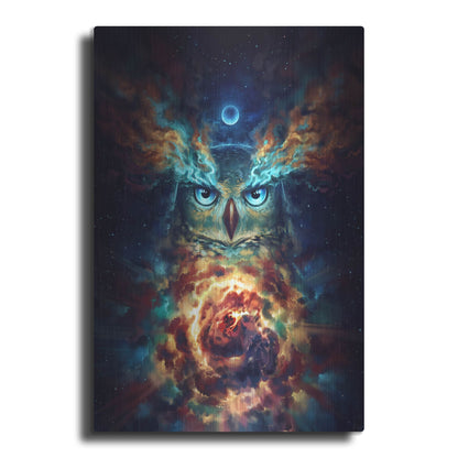 Luxe Metal Art 'Aurowla' by JoJoesArt, Metal Wall Art