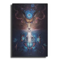 Luxe Metal Art 'Beautiful Death Colored' by JoJoesArt, Metal Wall Art