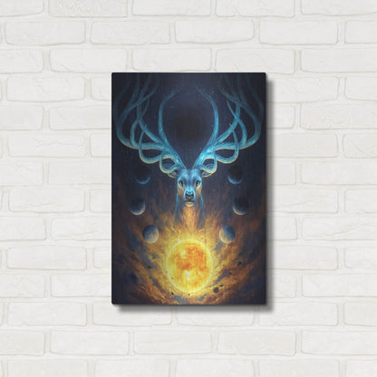 Luxe Metal Art 'Celestial' by JoJoesArt, Metal Wall Art,16x24