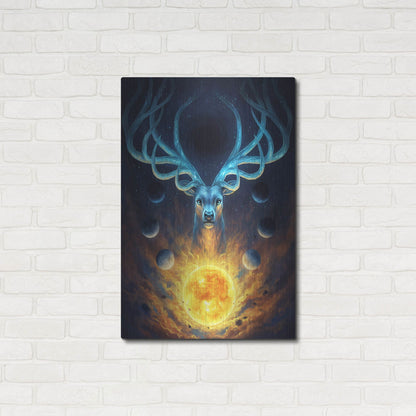 Luxe Metal Art 'Celestial' by JoJoesArt, Metal Wall Art,24x36