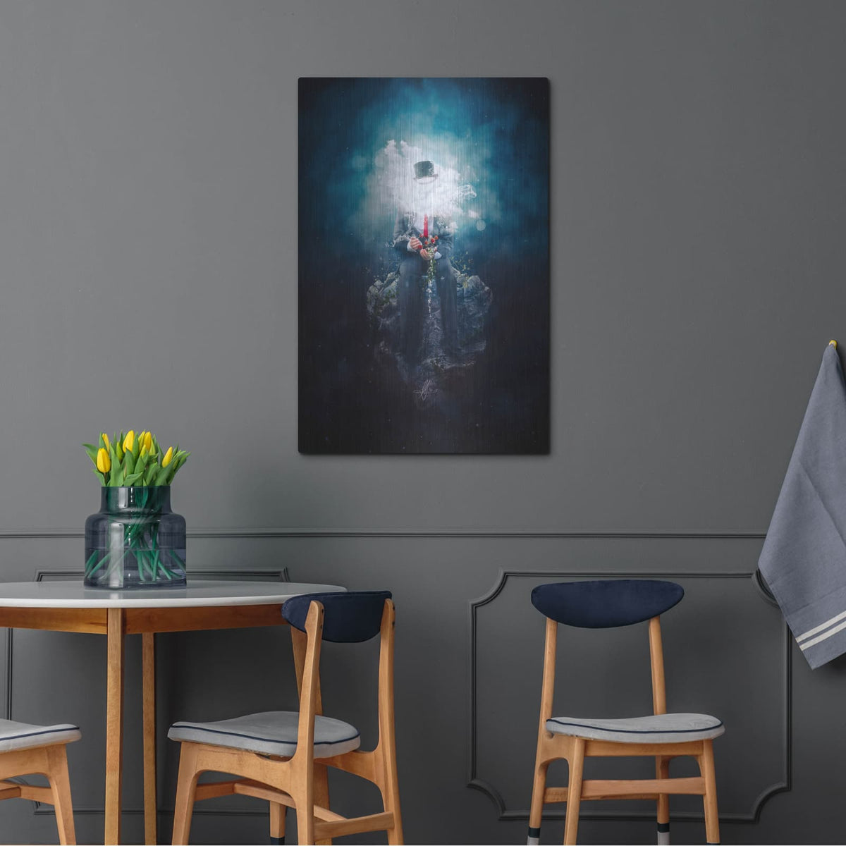 'Patience' by Mario Sanchez Nevado – Metal Wall Art, 24x36 room view