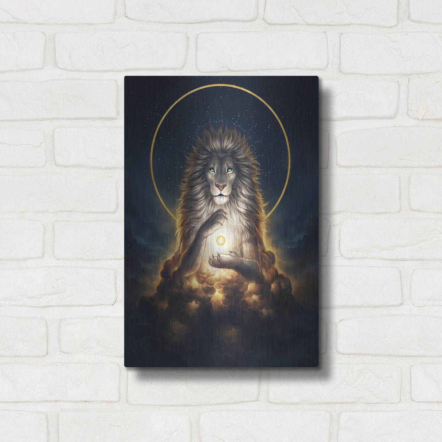 Luxe Metal Art 'Soul Keeper' by JoJoesArt, Metal Wall Art,12x16