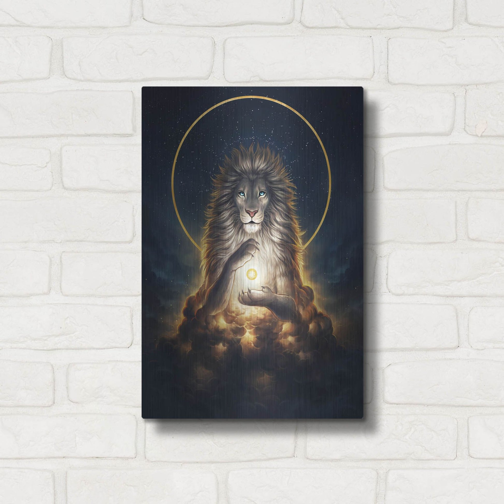 Luxe Metal Art 'Soul Keeper' by JoJoesArt, Metal Wall Art,12x16