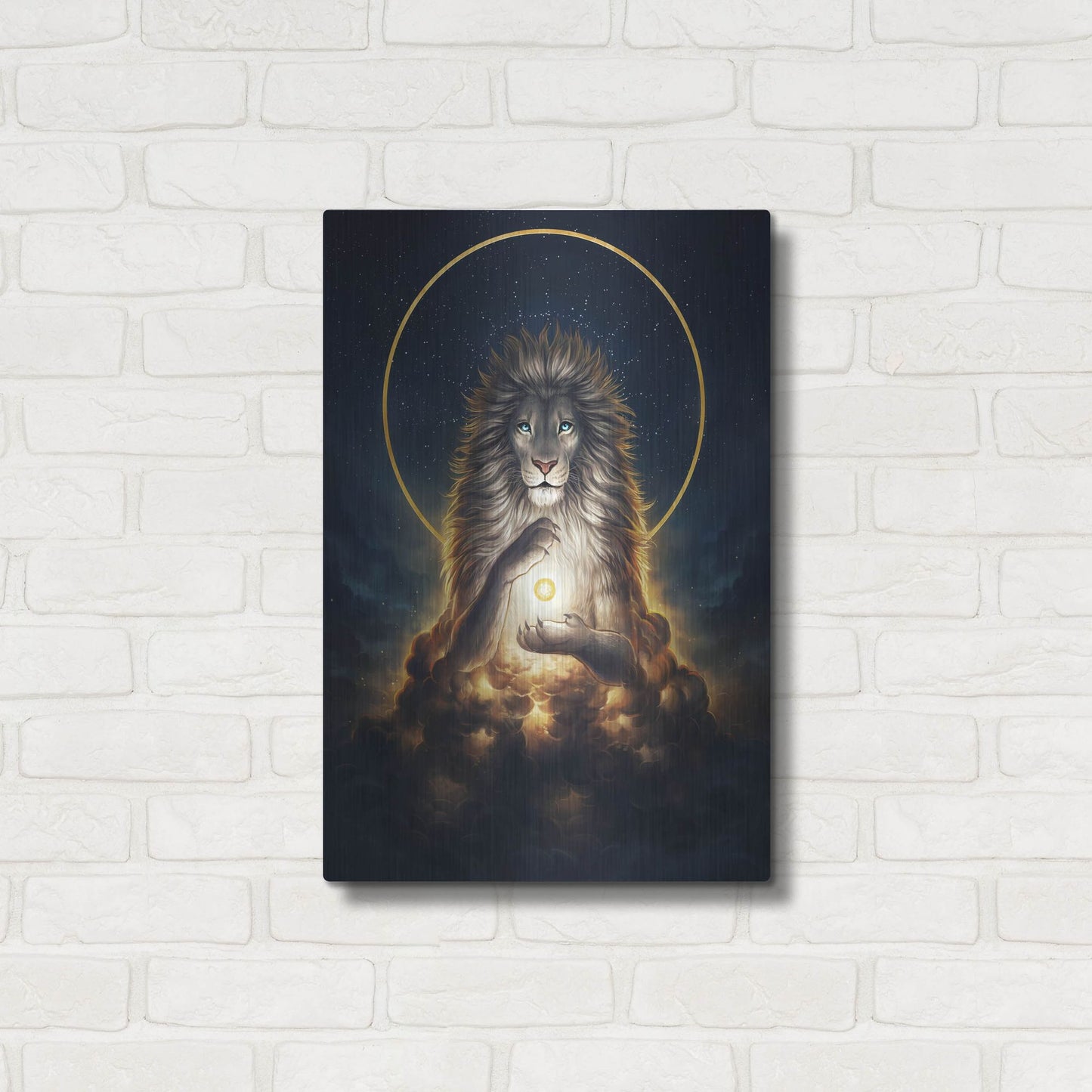 Luxe Metal Art 'Soul Keeper' by JoJoesArt, Metal Wall Art,16x24