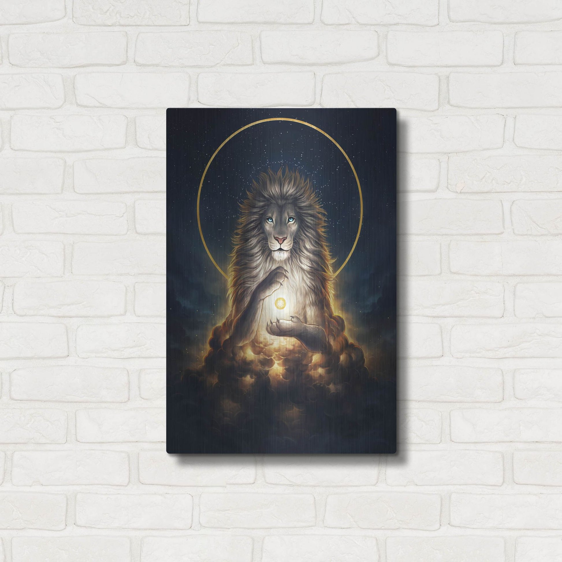 Luxe Metal Art 'Soul Keeper' by JoJoesArt, Metal Wall Art,16x24