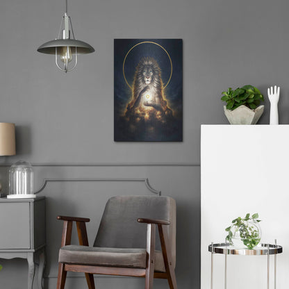 Luxe Metal Art 'Soul Keeper' by JoJoesArt, Metal Wall Art,16x24