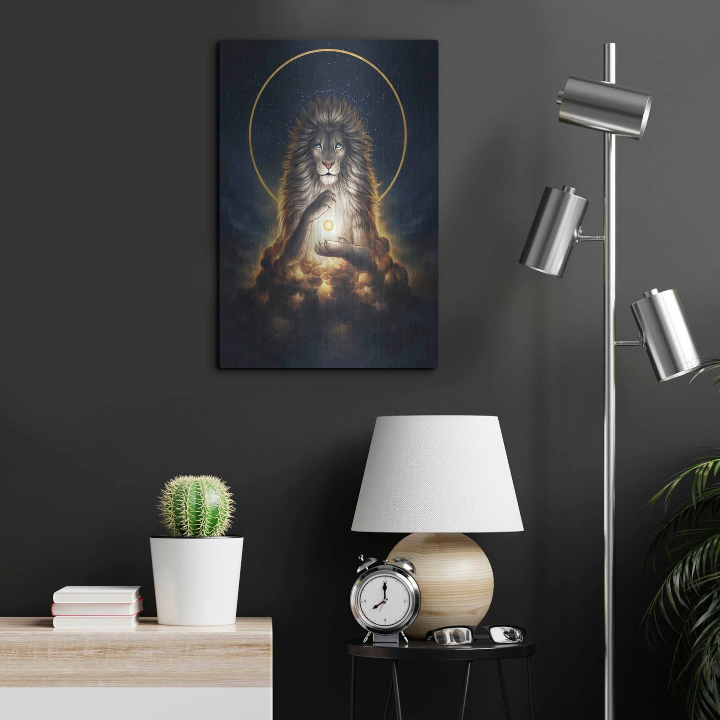 Luxe Metal Art 'Soul Keeper' by JoJoesArt, Metal Wall Art,16x24